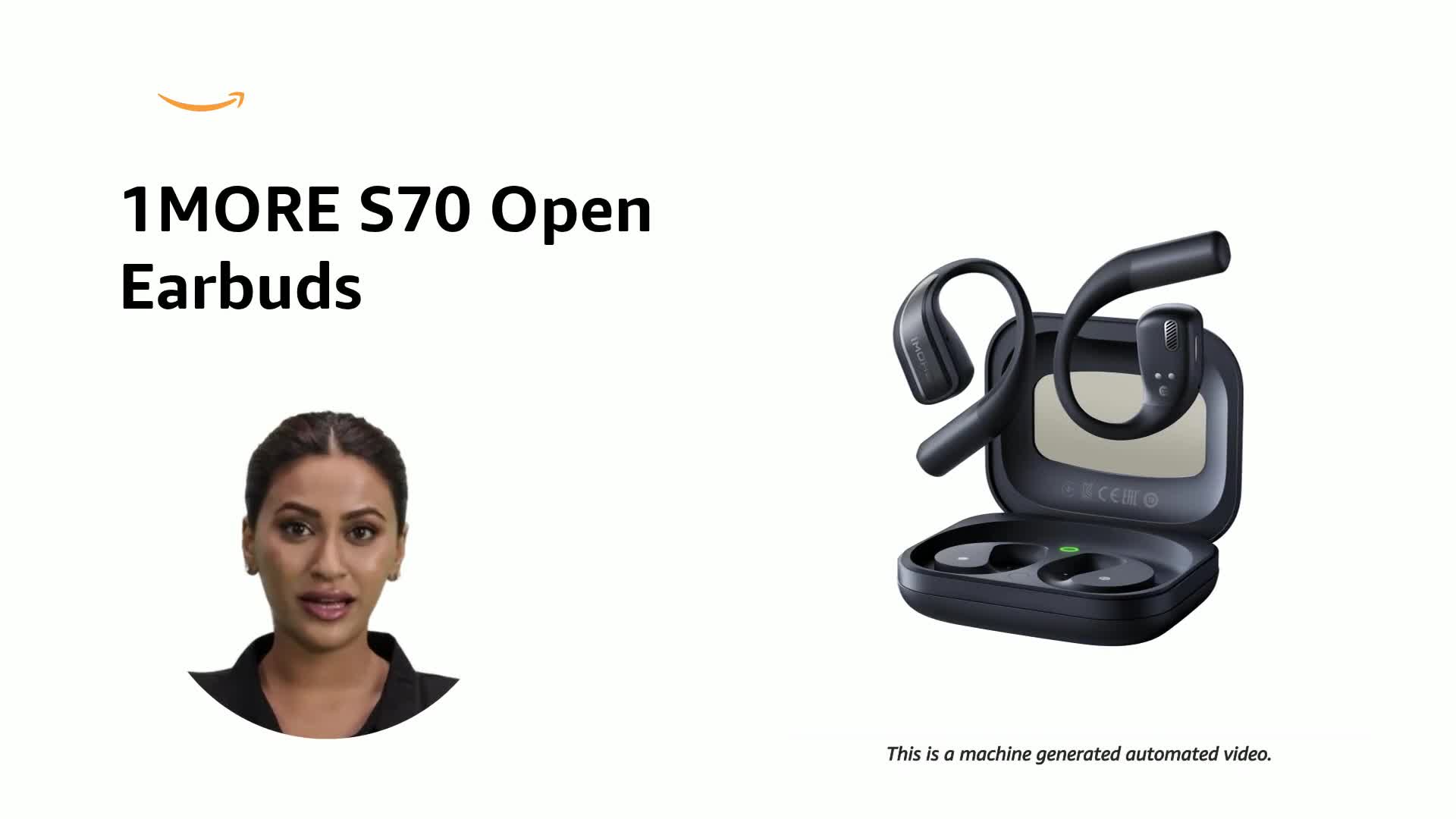 1MORE S70 Open Ear Headphones - True Wireless Bluetooth Open
